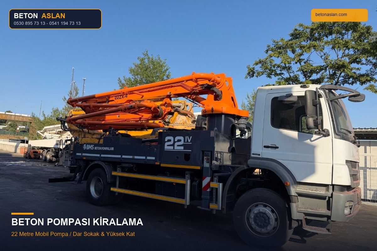 Mobil Beton Pompası Kiralama İstanbul